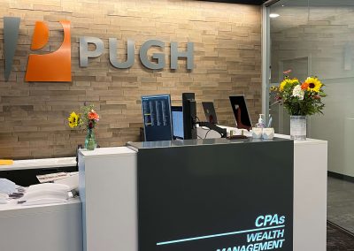 pugh reception desk